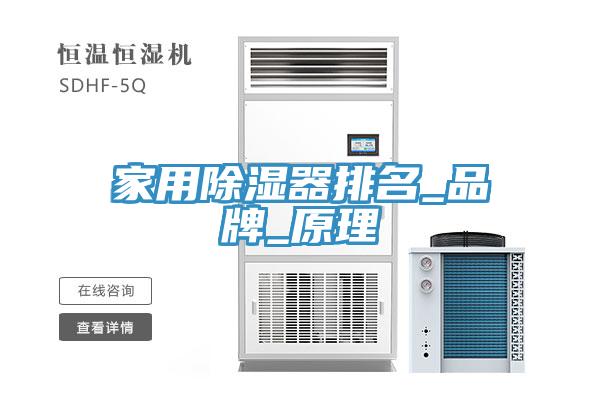 家用除濕器排名_品牌_原理
