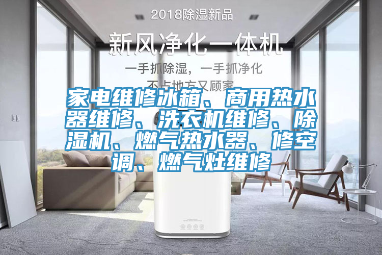 家電維修冰箱、商用熱水器維修、洗衣機維修、除濕機、燃氣熱水器、修空調、燃氣灶維修