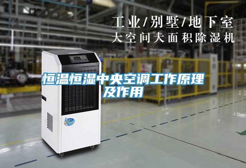 恒溫恒濕中央空調工作原理及作用