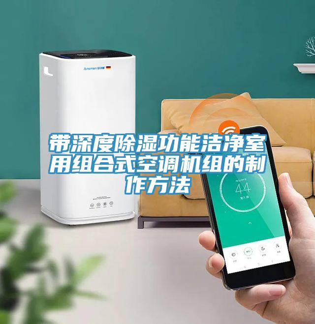 帶深度除濕功能潔凈室用組合式空調機組的制作方法