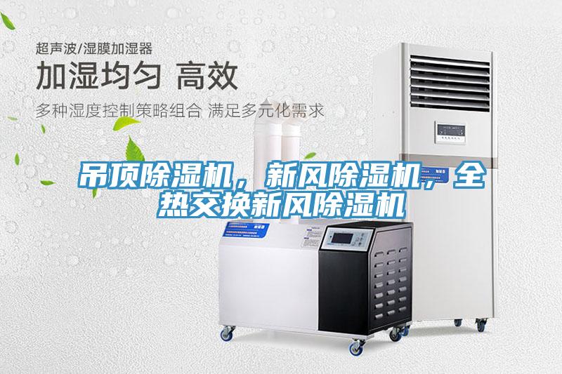 吊頂除濕機，新風除濕機，全熱交換新風除濕機