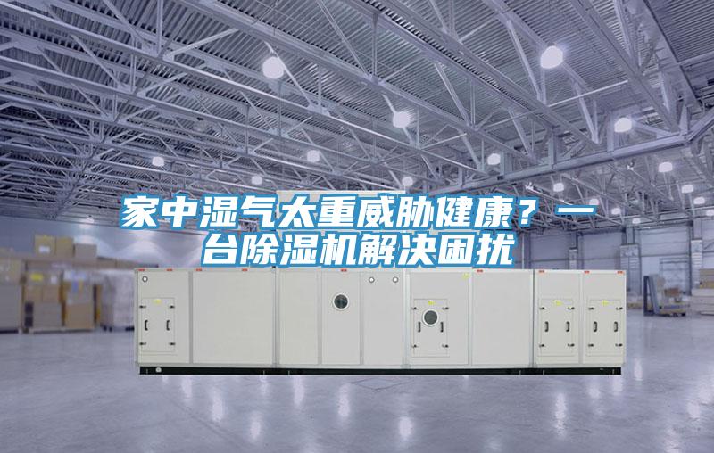 家中濕氣太重威脅健康？一臺除濕機解決困擾