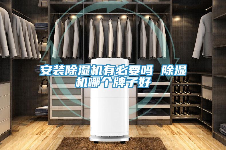 安裝除濕機有必要嗎 除濕機哪個牌子好