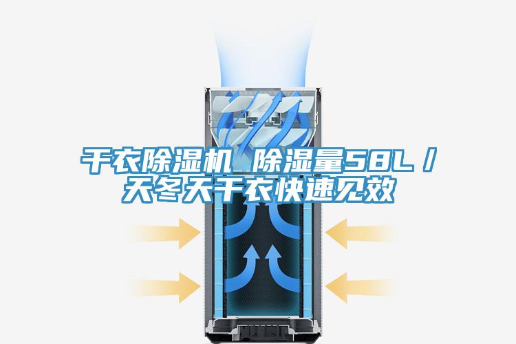 干衣除濕機 除濕量58L／天冬天干衣快速見效