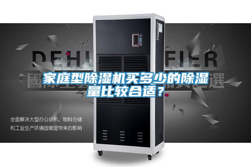 家庭型除濕機買多少的除濕量比較合適？