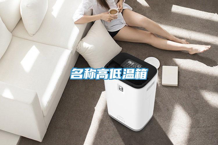 名稱高低溫箱
