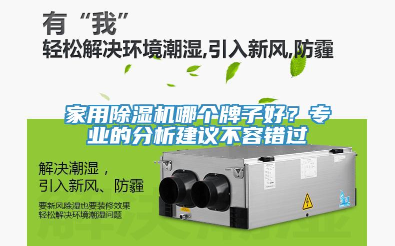 家用除濕機哪個牌子好？專業的分析建議不容錯過