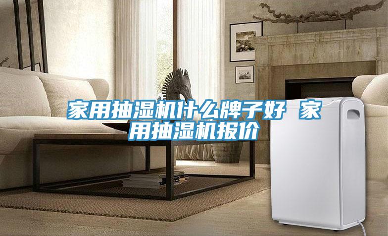 家用抽濕機什么牌子好 家用抽濕機報價