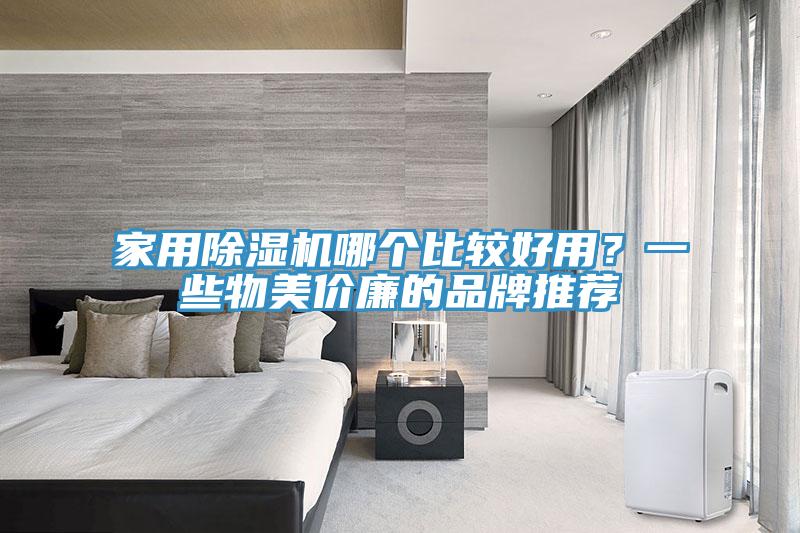 家用除濕機哪個比較好用？一些物美價廉的品牌推薦