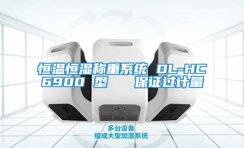 恒溫恒濕稱重系統 DL-HC6900 型   保證過計量