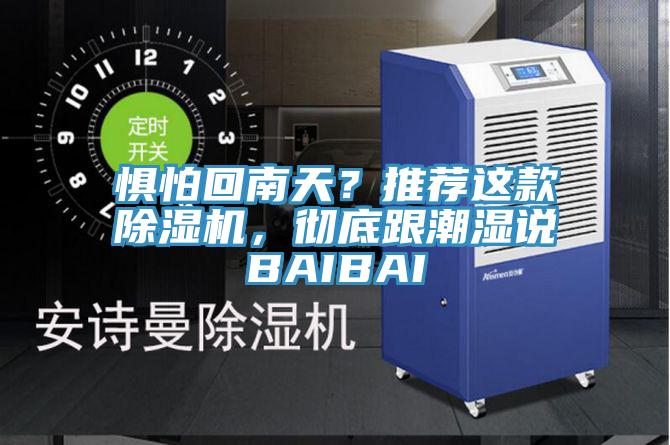 懼怕回南天？推薦這款除濕機，徹底跟潮濕說BAIBAI