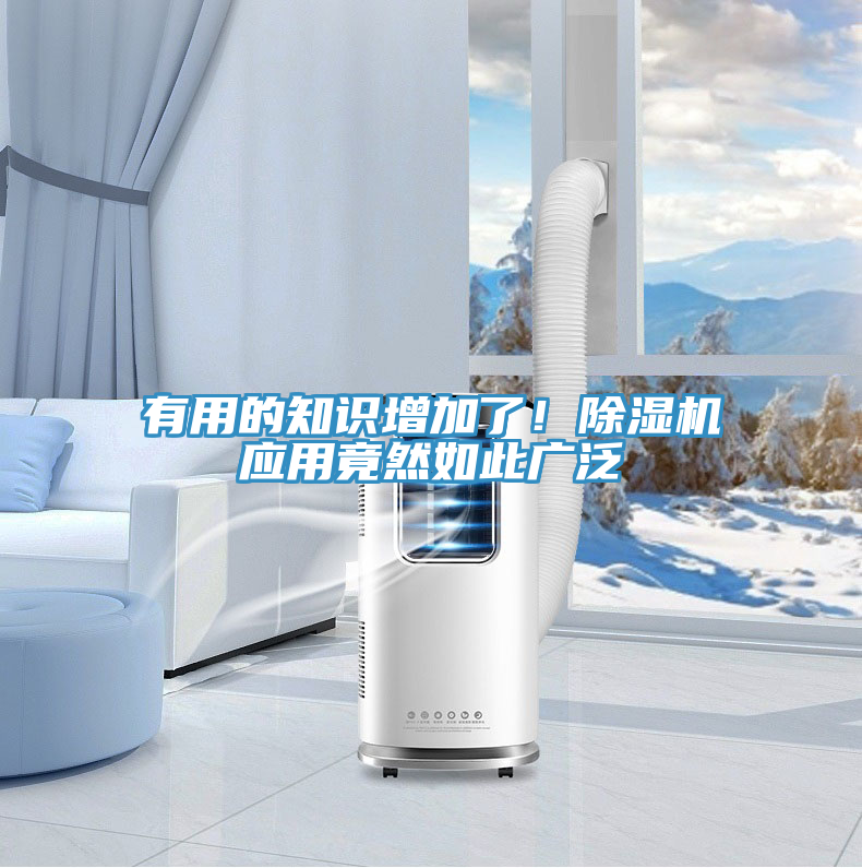 有用的知識增加了！除濕機應用竟然如此廣泛