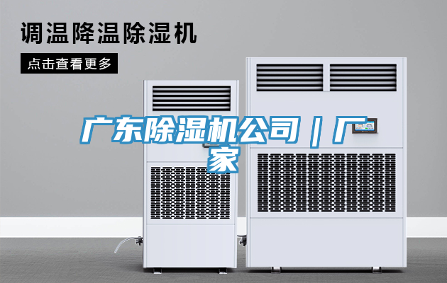 廣東除濕機公司｜廠家