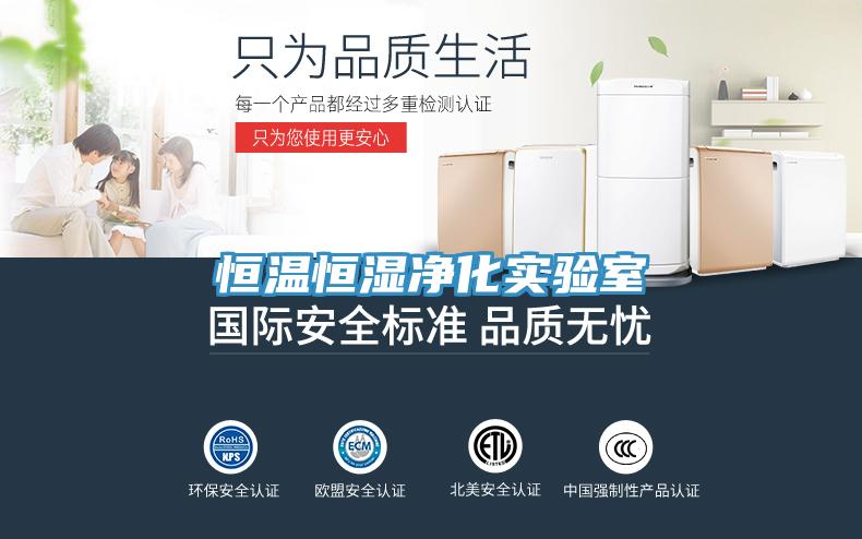 恒溫恒濕凈化實驗室