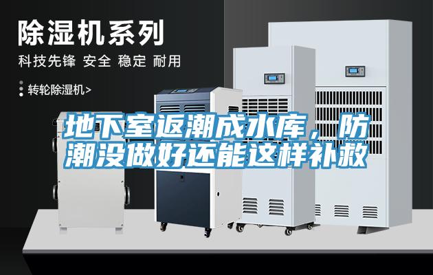 地下室返潮成水庫，防潮沒做好還能這樣補救