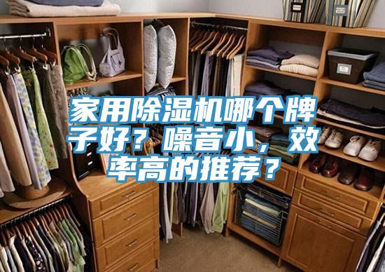 家用除濕機哪個牌子好？噪音小，效率高的推薦？