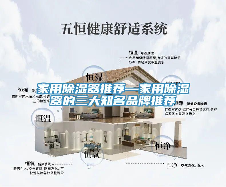 家用除濕器推薦—家用除濕器的三大知名品牌推薦