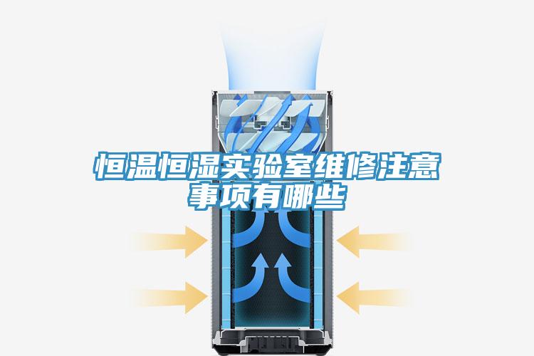 恒溫恒濕實驗室維修注意事項有哪些