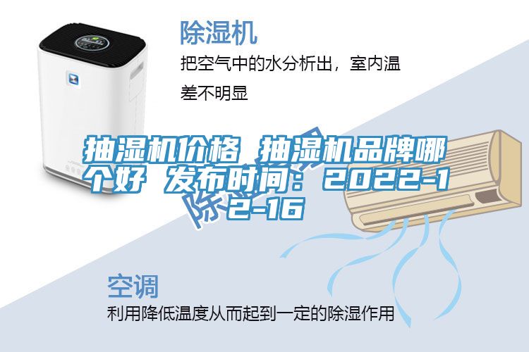 抽濕機價格 抽濕機品牌哪個好 發布時間：2022-12-16