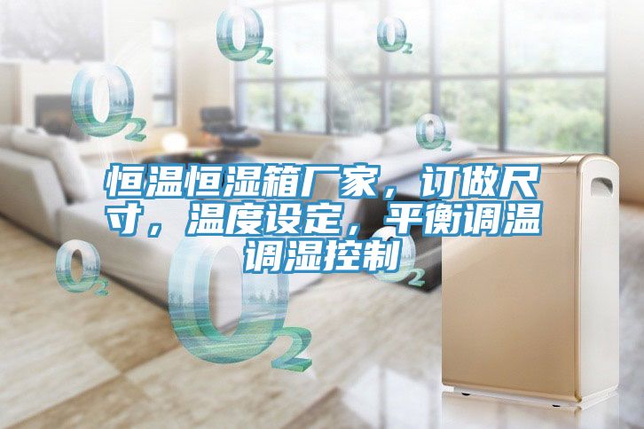恒溫恒濕箱廠家，訂做尺寸，溫度設定，平衡調溫調濕控制