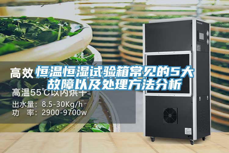 恒溫恒濕試驗箱常見的5大故障以及處理方法分析