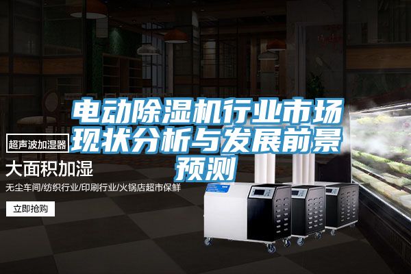 電動除濕機行業市場現狀分析與發展前景預測