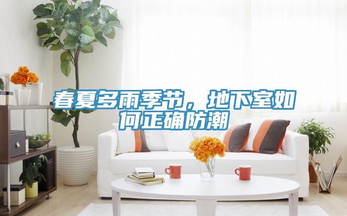 春夏多雨季節，地下室如何正確防潮