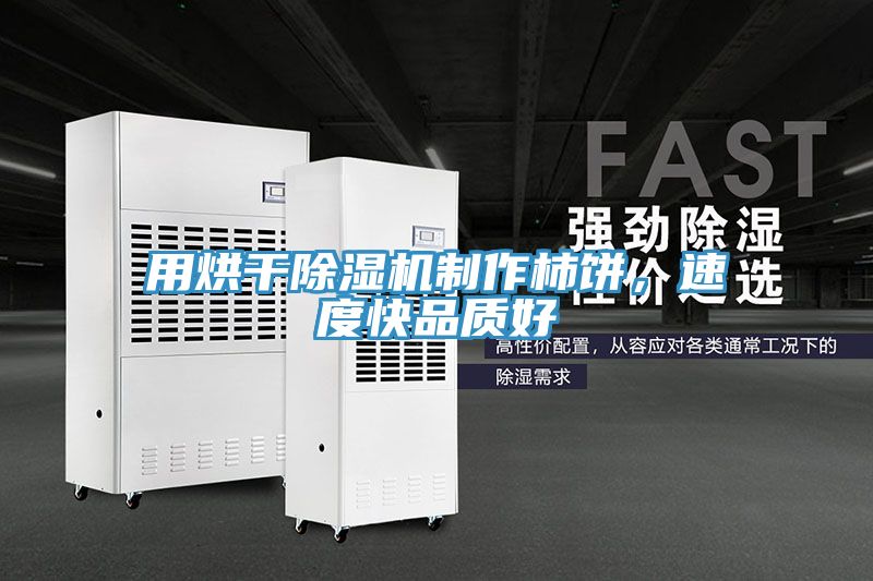 用烘干除濕機制作柿餅，速度快品質好