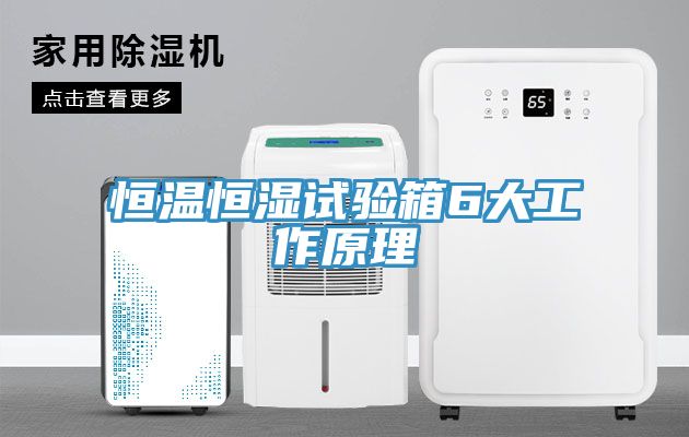 恒溫恒濕試驗箱6大工作原理