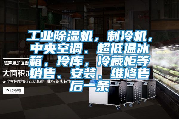 工業除濕機，制冷機，中央空調、超低溫冰箱，冷庫，冷藏柜等銷售、安裝、維修售后一條