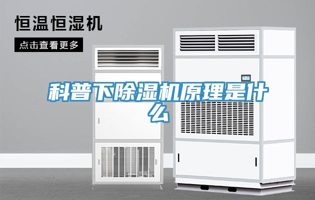 科普下除濕機原理是什么