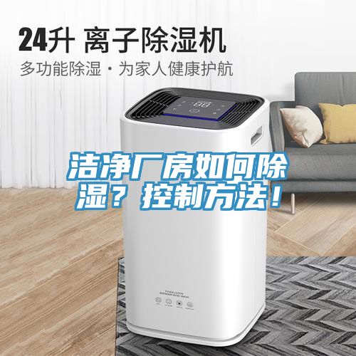 潔凈廠房如何除濕？控制方法！