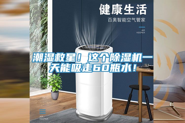 潮濕救星！這個除濕機一天能吸走60瓶水！