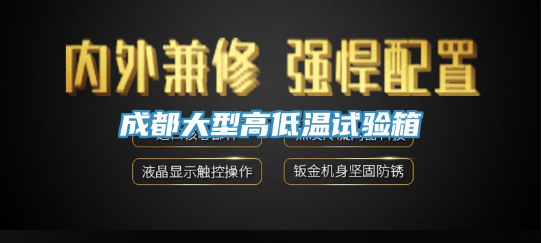 成都大型高低溫試驗箱