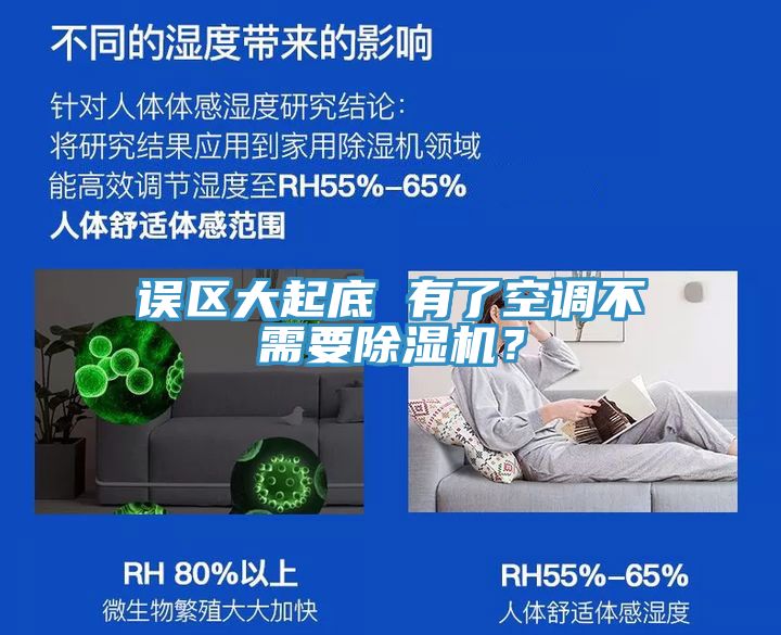 誤區大起底 有了空調不需要除濕機？