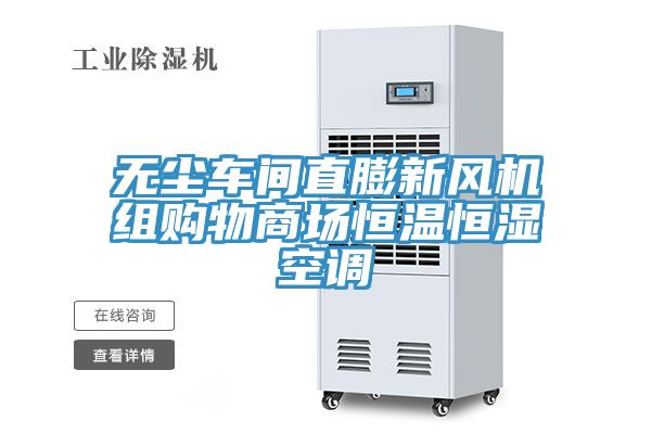 無塵車間直膨新風機組購物商場恒溫恒濕空調