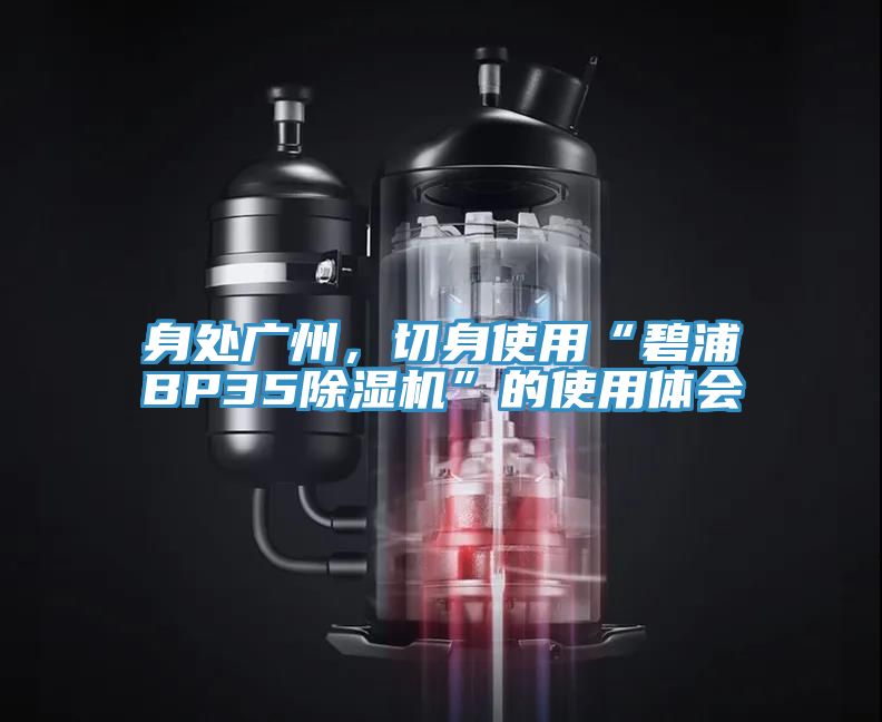身處廣州，切身使用“碧浦BP35除濕機”的使用體會