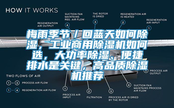 梅雨季節／回藍天如何除濕，工業商用除濕機如何選，大功率除濕、便捷排水是關鍵，高品質除濕機推薦