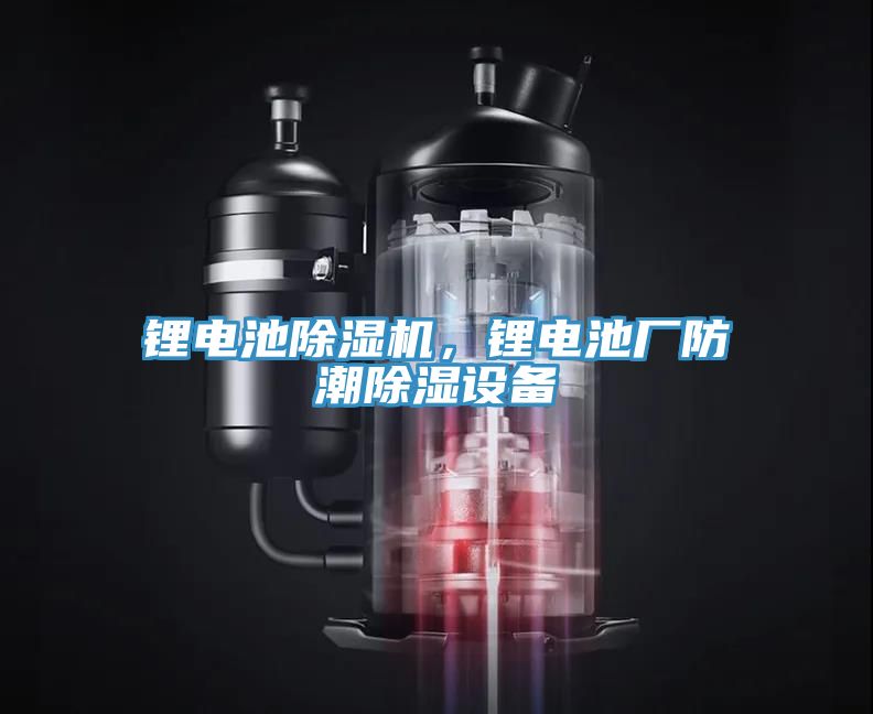 鋰電池除濕機，鋰電池廠防潮除濕設備
