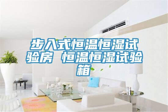 步入式恒溫恒濕試驗房 恒溫恒濕試驗箱