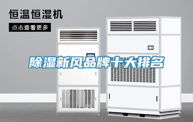 除濕新風品牌十大排名