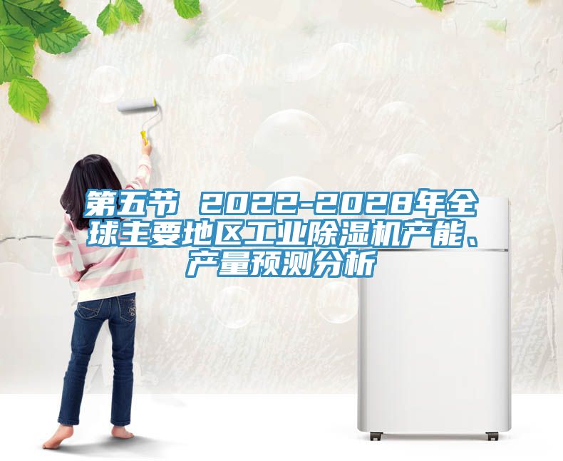 第五節 2022-2028年全球主要地區工業除濕機產能、產量預測分析