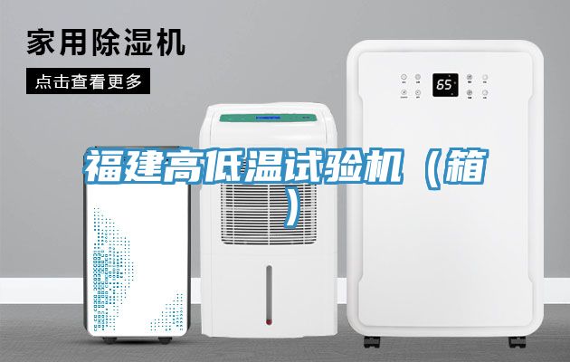 福建高低溫試驗機（箱）