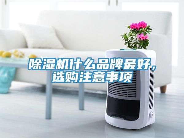 除濕機什么品牌最好，選購注意事項