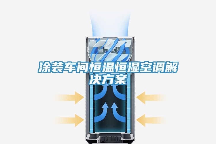 涂裝車間恒溫恒濕空調解決方案