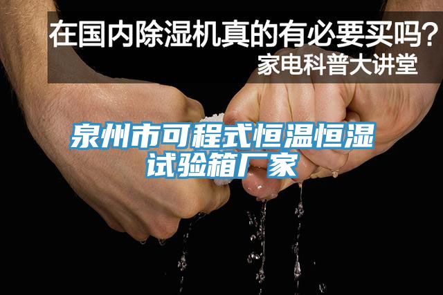 泉州市可程式恒溫恒濕試驗箱廠家