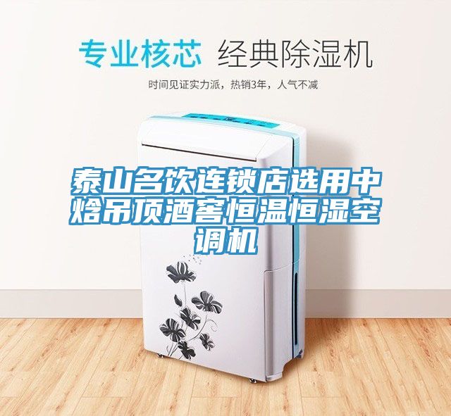 泰山名飲連鎖店選用中焓吊頂酒窖恒溫恒濕空調機