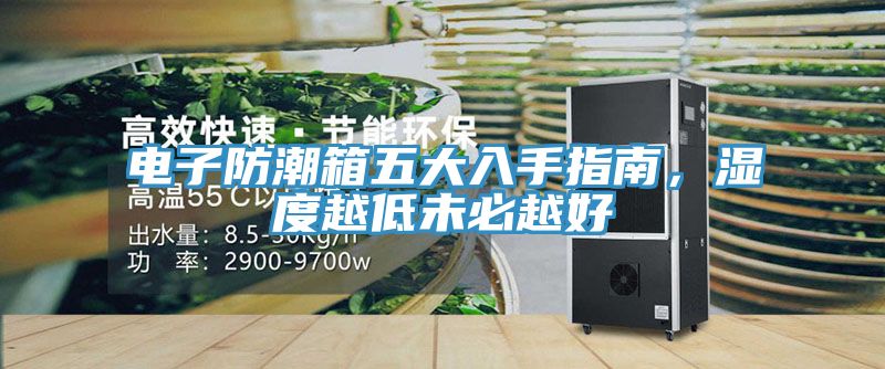 電子防潮箱五大入手指南，濕度越低未必越好