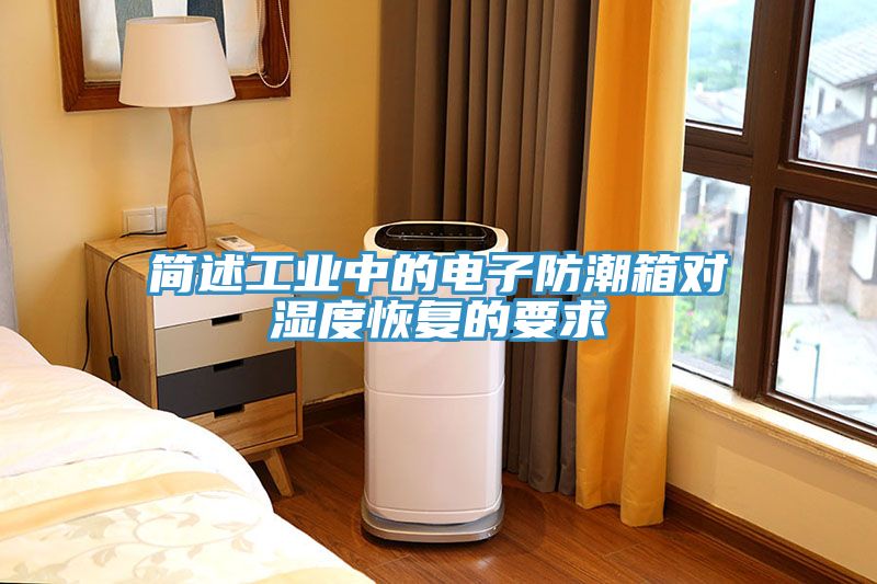 簡述工業中的電子防潮箱對濕度恢復的要求