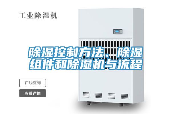 除濕控制方法、除濕組件和除濕機與流程